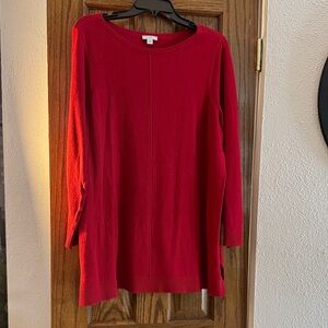 Red Long Sleeve Sweater